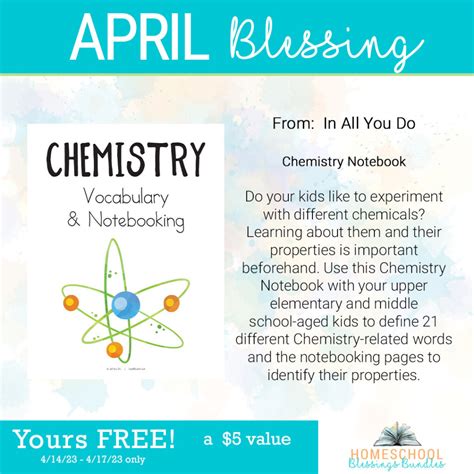 blessings in chemistry|More.